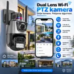 Dual Lens WiFi PTZ Kamera 12MP