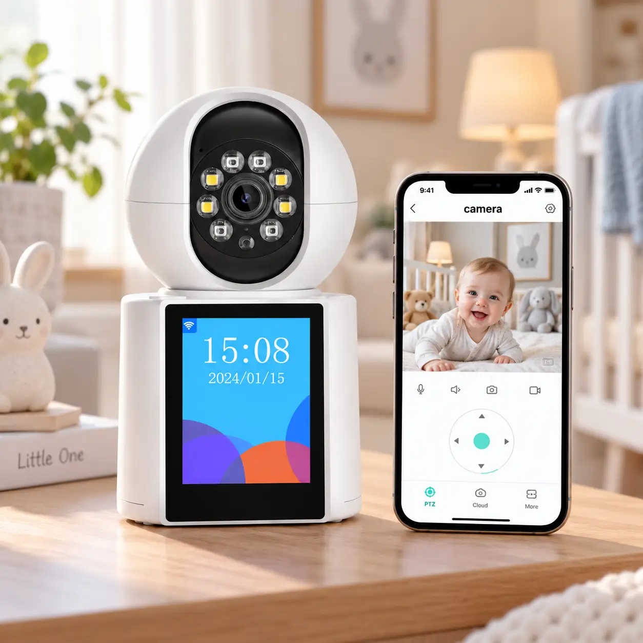 Smart Baby Kamera s Video Pozivom Nadzor Bebe Preko Telefona - Image 3