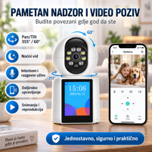 Smart Baby Kamera s Video Pozivom Nadzor Bebe Preko Telefona
