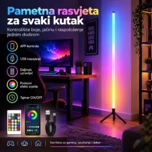 RGB Podna Ambijentalna Lampa 1,2m