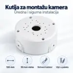 Kutija za Montažu Sigurnosnih Kamera Okrugla
