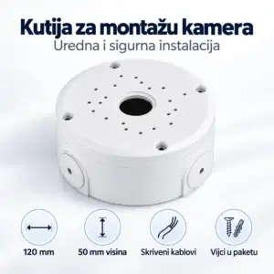 Kutija za Montažu Sigurnosnih Kamera Okrugla